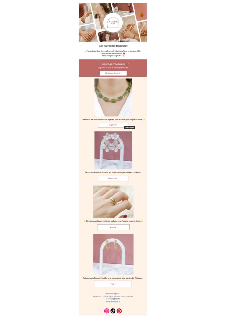 Nouvelle Collection d'Automne