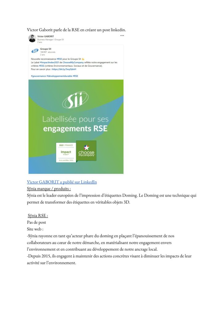 Veille RSE
