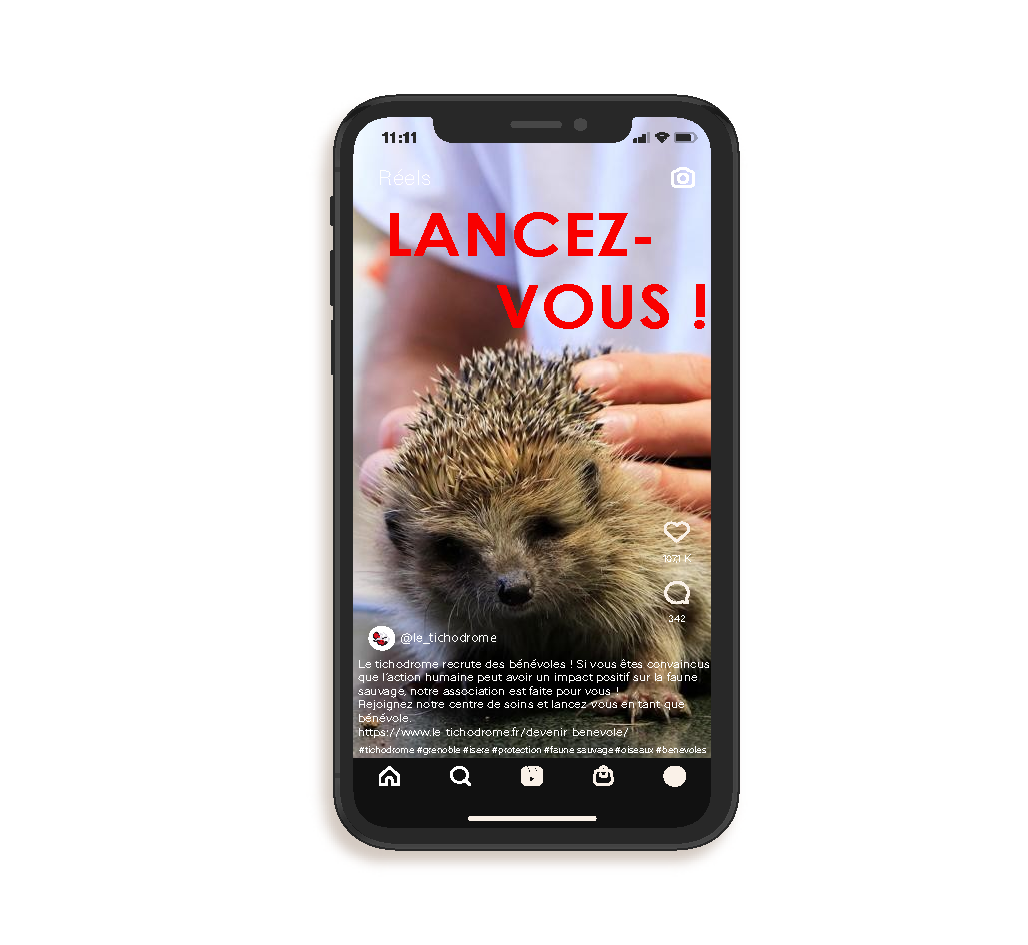Mockup réel benevole